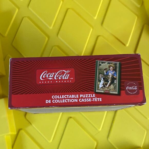Vintage Coca Cola Puzzle Collectable 500 Pieces Barefoot Boy Norman Rockwell - Picture 5 of 6